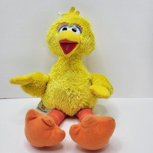 Hasbro Sesame Street NICE SOFT BIG‎ BIRD 10" Plush STUFFED ANIMAL Toy